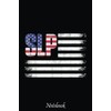 Speech Pathology Therapy USA Flag Autism Awareness Month Notebook: Notebook