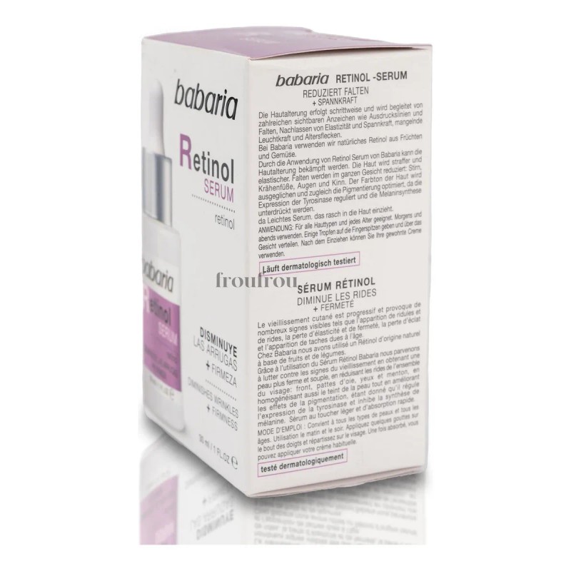 Serum De Retinol Antiarrugas Vegano Babaria 30ml Tipo de piel