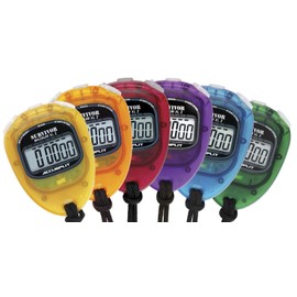 Accusplit Survivor 2 Series Stopwatch Set of 6 Translucent Colors