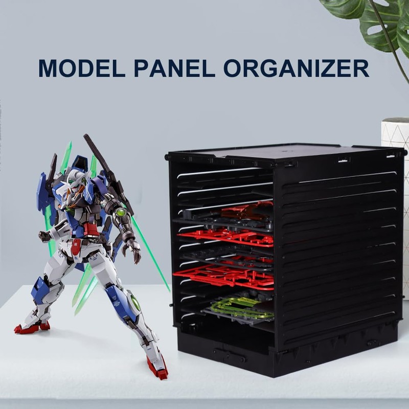 GUNDDIYCLUB Gundam HG Model Shelf, Plastic Parts Shelf, Zoids Board