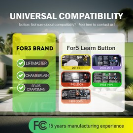 1 Pcs 878MAX & 1Pcs 893MAX LiftMaster Garage Door Opener Keypad Remote Security+2.0 MyQ 3-Year-Warranty