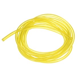 M METERXITY Tubing Carburetor Fuel Vent Line, 2mm(0.08") ID 4mm(0.16") OD 2m(7') Long Polyurethane Gas Oil Tube for ATV/Go Kart/Dirt Bike, Universal Petrol Pipe Replacement [Yellow]