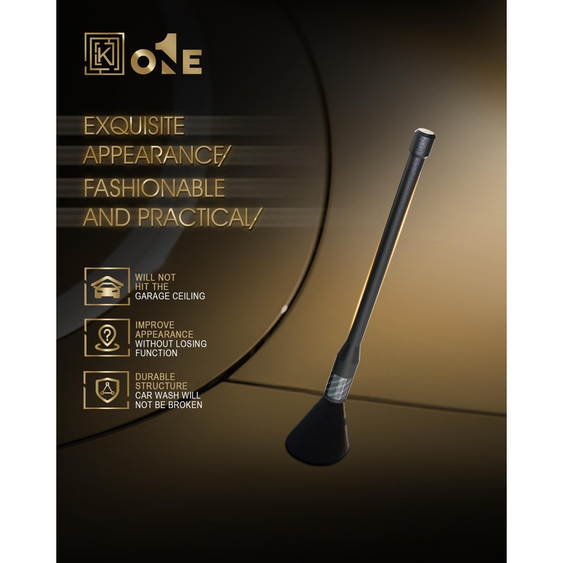 KEYO1E New Carbon Fiber Antenna Compatible with 1998-2021 Frontier /