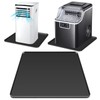 WUDIALIEN Portable Air Conditioner Silicone Mat, Ice Maker Mat (Black,