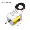 sourcing map Miniature Solenoid Valve Normally Opened DC4.5V 80mA Air