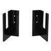 4Pcs Black Acrylic Skateboard Wall Mount Rack Skateboard Wall Hanger