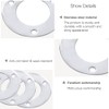 Pack of 8 Woodpecker Protectors for Nesting Boxes, 32 mm