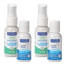 RT MAGIQUE  Kits Cuidado Facial  Cremas hidratantes faciales  Lociones Aclarantes  Skincare Hidratante 24h y Tratamiento quita manchas para piel...   