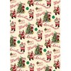 Cavallini Vintage Santa Wrapping Paper