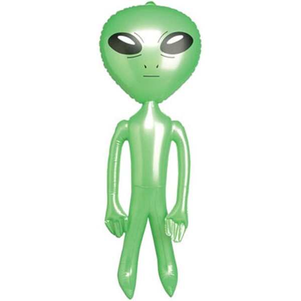Rhode Island Novelty 5 ft Green Inflatable Martian Alien Prop Toy Decoration