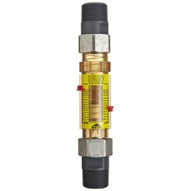 Hedland H621-628-R EZ-View Flowmeter With Sensor, Polyphenylsulfone, For Use With Water, 4.0 - 28 gpm Flow Range, 1" NPT Male
