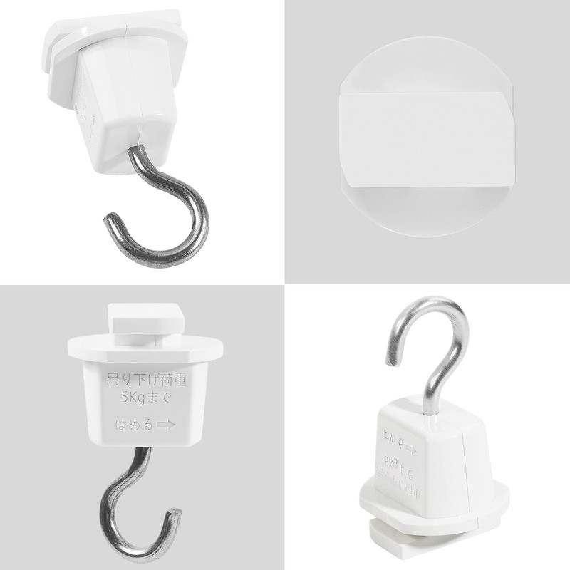 Pispoer Hanging Hooks for Duct Rails, Lighting Fixture Wiring, Shop