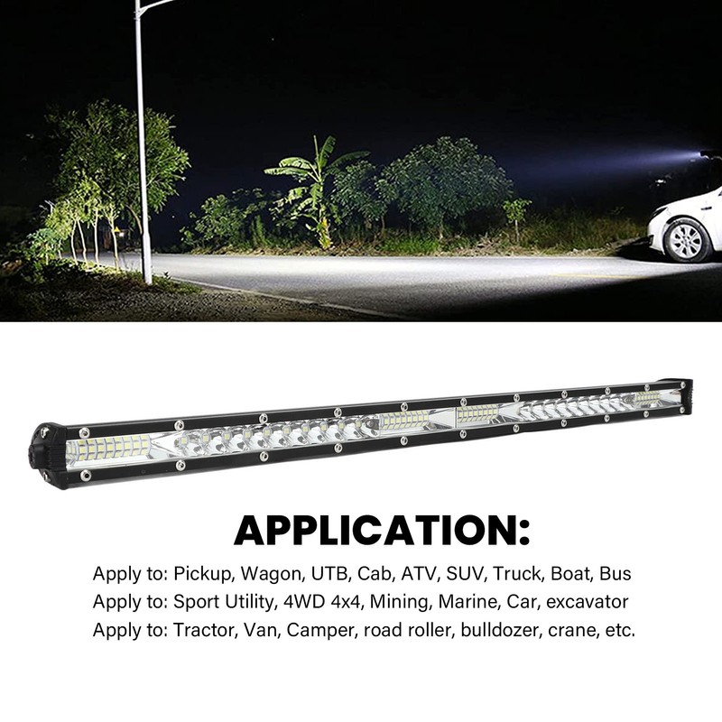 22in 90W LED Work Light Bar Spotlight Floodlight Combo Off