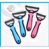 Pet Grooming Brush, Double-Sided Deshedding Tool, Undercoat Rake for Dogs