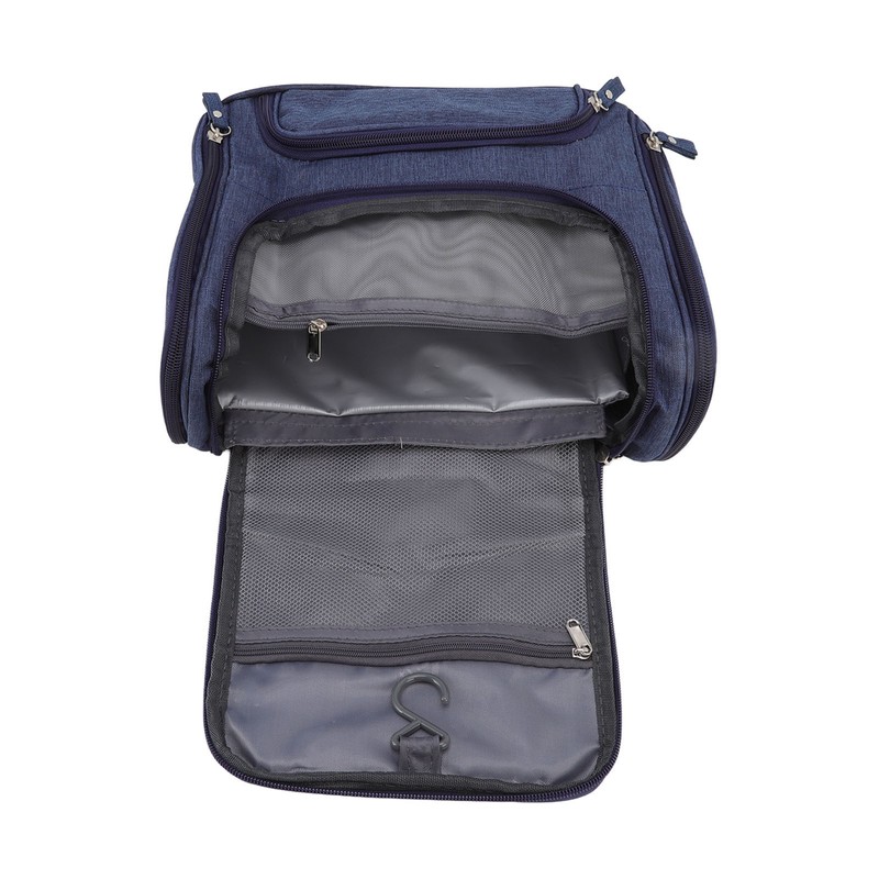Toiletry Bag Portable Handheld Design 300D Cationic Waterproof Makeup Storage