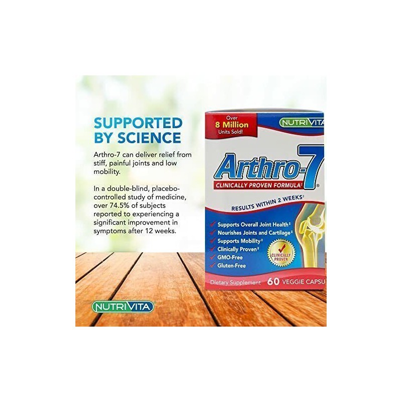 Nutrivita Arthro7 Natural Joint Support Supplement Joint in The Neck
