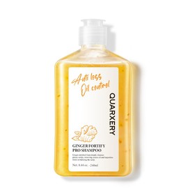 QUARXERY Shampoo Anticaída Ginger Pro Shampoo: y Cabello Graso con Jengibre - 240ml