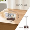 PONNOR Dollar Bill Frame,Acrylic Currency Display Holder with Black Walnut