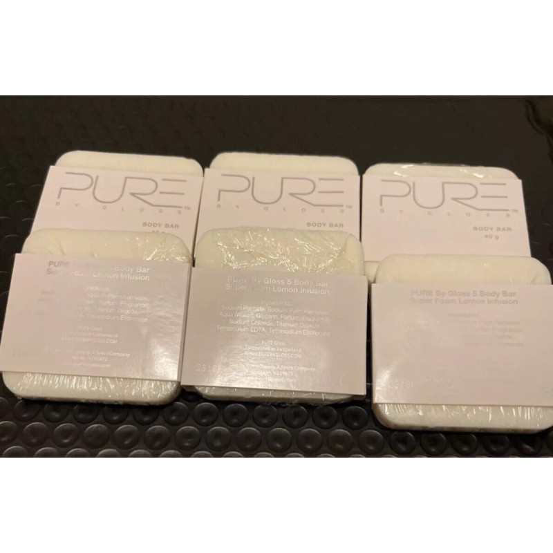 Pure 6 Bars Pure By Gloss FACE Soap Super Foam