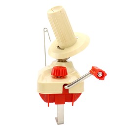 QWORK® Yarn Winder, Yarn Ball Winder, Hand Operated Wool Winder, Hand Knitting Aids, Red