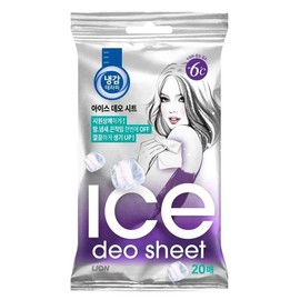 Cold Sensitivity Therapy Ice Deo Sheets 20 sheets, 4 pieces, 115g / 냉감테라피 아이스 데오시트 20매, 4개, 115g
