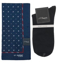 DuPont (신세계본점)26 S/S      순면 손수건     양말    2매세트     SE6SMA381010SNY001BK (Shinsegae Main Store) 26 S/S Cotton Handkerchief Socks 2 Piece Set SE6SMA381010SNY001BK