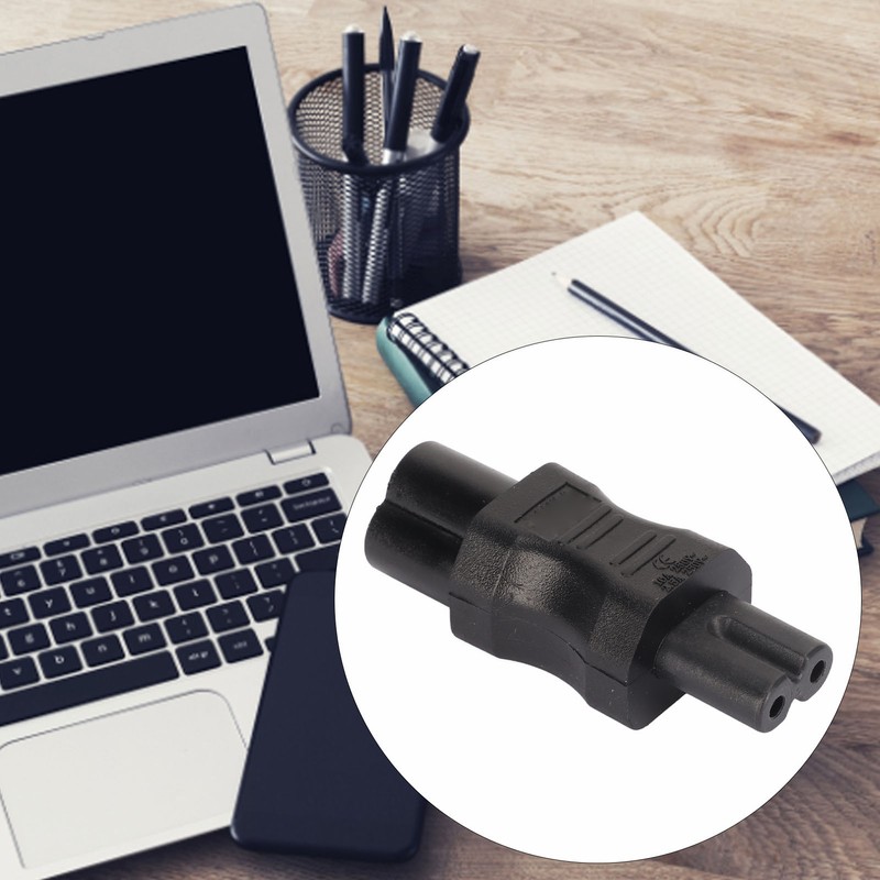 4PCS IEC320 C6 to IEC320 C7 Power Adapter Plug and