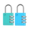 Zarker XD35 Combination Lock, 3-Digit Padlock for School Gym Sports