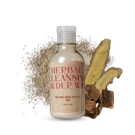 Essencher Herbal Nourishing Powder Wash | Enzyme Rice Face Mask | Nutrition & Elasticity & Exfoliating | 2-in-1 Function | Korean Skin Care | 65g (2.29oz)