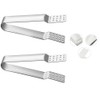 DACUAN Tea Bag Squeezer Tongs, 2Pack Stainless Steel Tong Tea