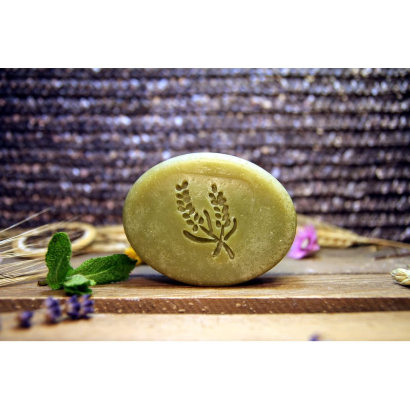 Landseife Organic Hair Soap Mint - For Greasy Hair -
