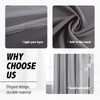Anytime Home Curtains Blackout and Sheer Layered Solid Window Curtain