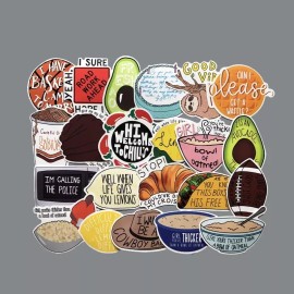 10pcs Tik Tok Meme Stickers Vine Popular Funny Food Sticker Buy 2 Get 1 Free
