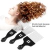 3Pcs Afro Combs, Professional Metal African American Hair Comb for