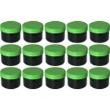 15 Ointment Containers Cream Containers Flat Black 35 ml with