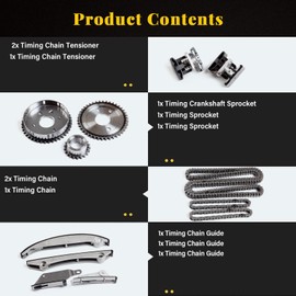 OCPTY Timing Chain Kit Compatible with 2005-2006 for Chrysler 300/Sebring;2002-2004 for Chrysler Concorde;2005-2006 for Chrysler Sebring
