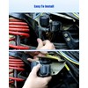 QAGGUM Ignition Coil and Spark Plug with Wire Cap Fit