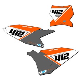 2025 SX 85 SG65 Custom MX Number Plates Senge Graphics Kit Compatible with KTM