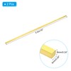 PATIKIL 1/4 x 1/4 x 16" C36000 Brass Square Bar,