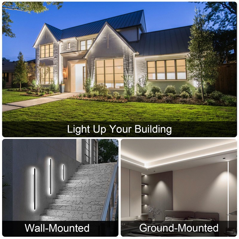 Outdoor Wall Washer Lights 2 Pack,36W 5000K Daylight White Wall