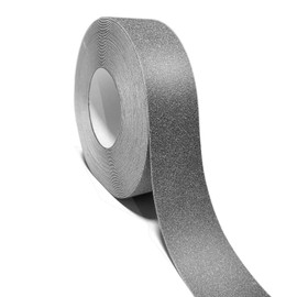Anti Slip Traction Tape, 2 Inch x 66 Feet Heavy Duty Grey Grip Tape, High Traction 80 Grit Non Skid Tape for Stairs, Waterproof Outdoor Non Slip Tape for Stairs, Tread Step, Indoor, Skateboards