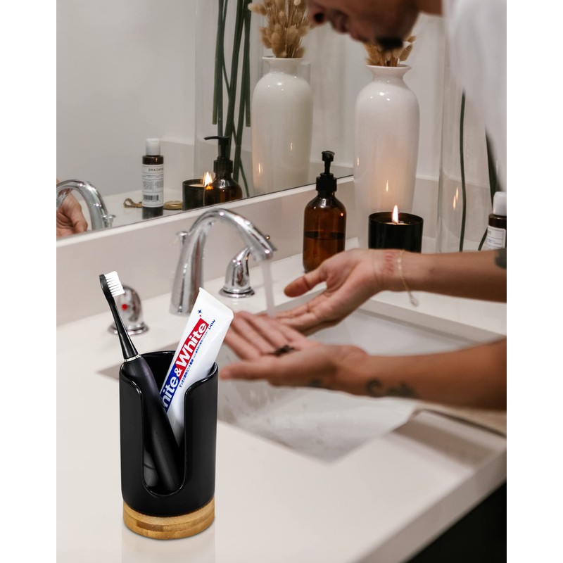 Viosuniu Ceramic Bathroom Cups Dispenser - 3-5 oz Disposable Paper