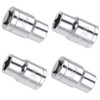 Auniwaig 3/8" Drive 3/8" 6-Point Impact Socket,Imperial Chrome Vanadium 4pcs