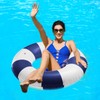Arrowbash 2 Pcs Jumbo Inflatable Pool Float 47.24 Inch Floaties
