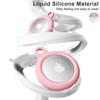 Compatible with AirTag Case Keychain, Pink