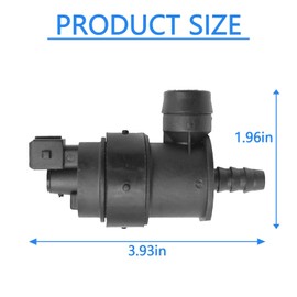Wjele Solenoid Valve, 13110331 Fuel Solenoid Purge Solenoid Vent Valve, Canister Purge Solenoid Fit, for Vauxhall Zafira Astra G Estate, for Opel Vectra Meriva Mokka 13105950 5807468 SL10068-12B1