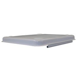 Class A Customs Replacement Low Profile White Metal Lid Only for RV Roof Vents CAC80114-WH