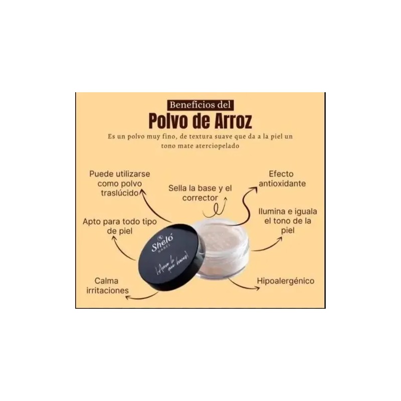 Polvo De Arroz Traslúcido Sellador & Matifica + Regalo