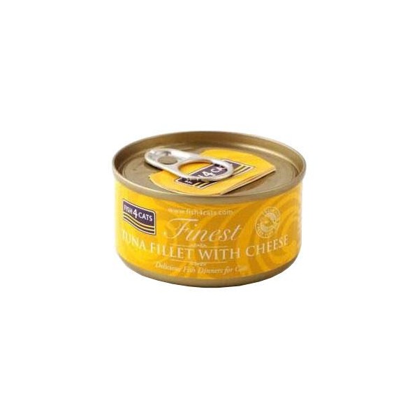 Fish4Cats Finest Tuna Fillet with Cheese 10 x 70 g
