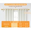 Curtain Rods 2 Pack, HOTOZON Curtain Rods for Windows 28